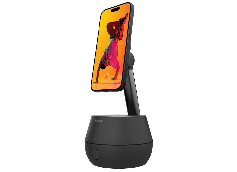 Belkin's latest iPhone dock can swivel and tilt to track you around a room