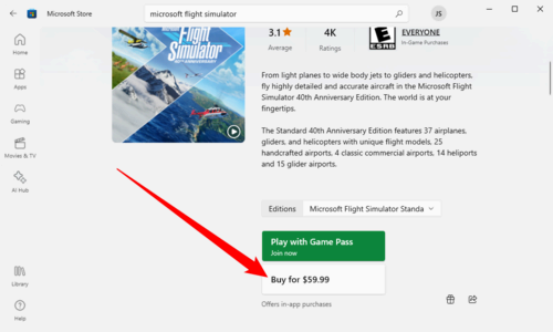 Buy Microsoft Flight Simulator for 59.99 USD. 