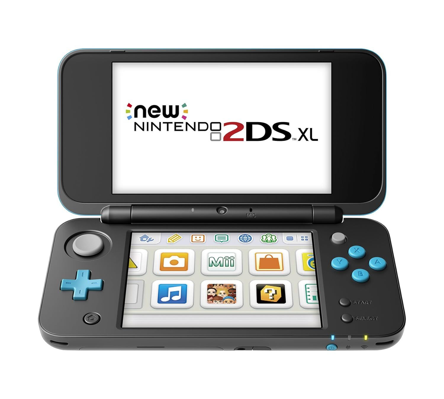 Ninteno New 2DS XL in black.