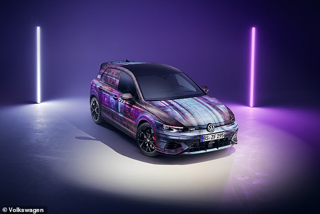 The ChatGPT functionality announcement has been showcased in the updated Volkswagen Golf GTI (pictured)