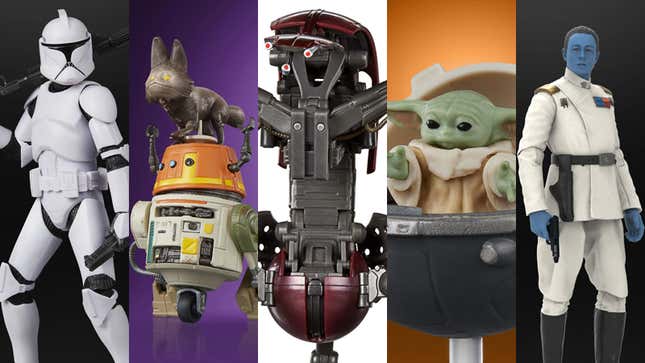 Image for article titled Hasbro&#39;s New Star Wars Toy Reveals Include One Very Rollable Droid