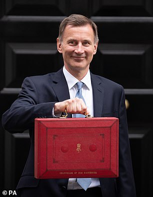 Tricky times: Chancellor Jeremy Hunt