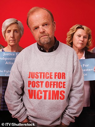 Hit show: Toby Jones stars as Mr Bates in the ITV drama