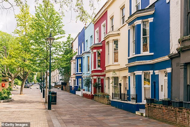 Bricks and mortar: The total number of homes in Britain worth at least £1m sat at 670,101 last year, 8.3% lower than in 2022 but still 29% higher than before the pandemic