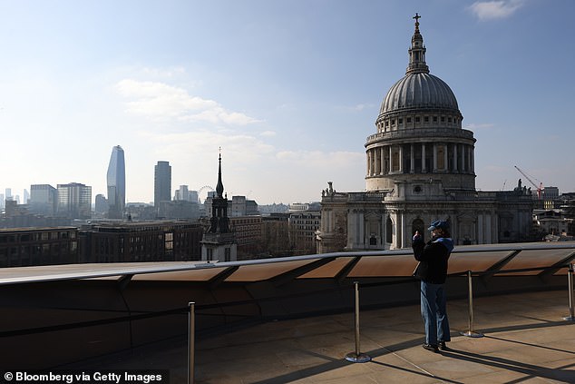 Record low: The number of companies listed on the London stock market dropped to 1,836 at the end of 2023