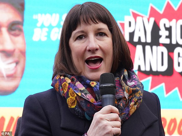 Down to business: Shadow Chancellor Rachel Reeves (pictured) described the Square Mile as one of Britain's 'greatest assets'