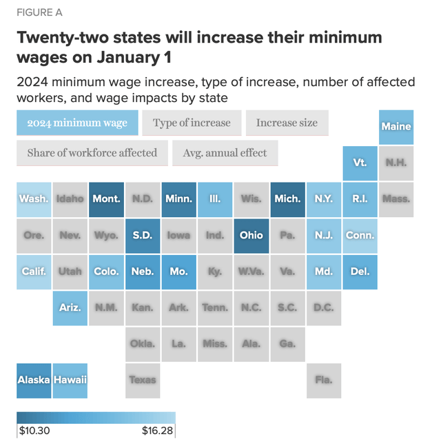 Minimum Wage Increases 2024