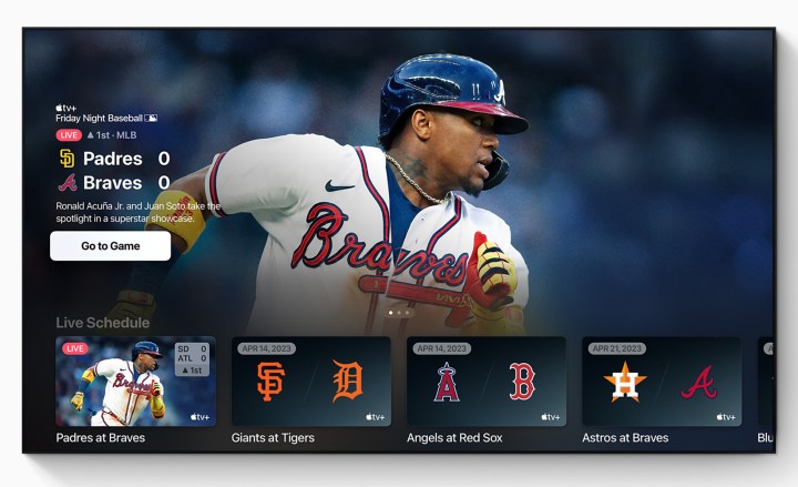 Friday Night Baseball on Apple TV+.