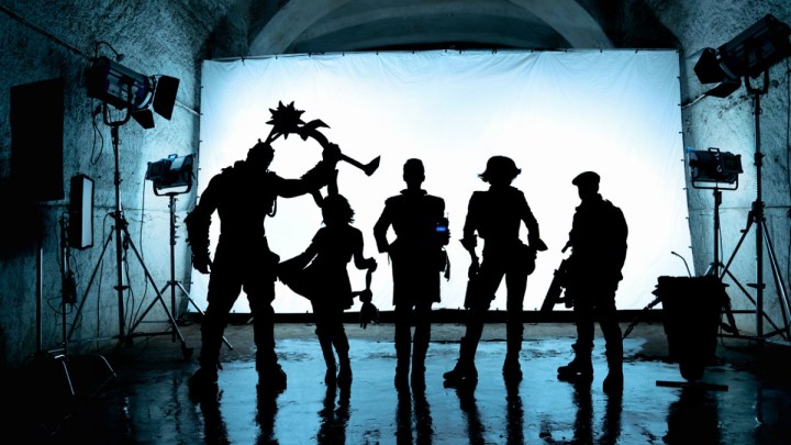 The cast of Boarderlands in shadows.