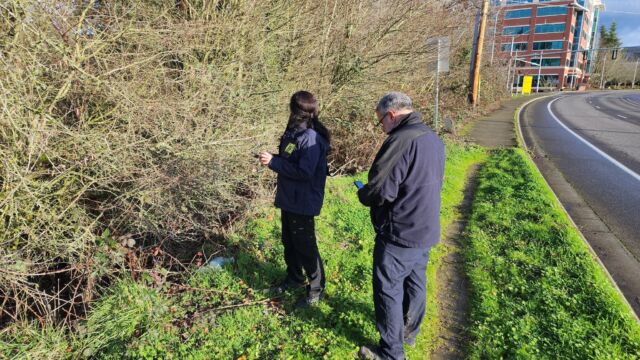 The discovery location of the iPhone that fell from Alaska Airlines flight 1282.