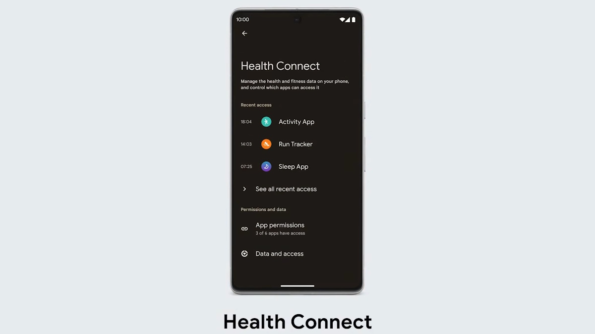 Google Pixel Feature Drop Health Connect