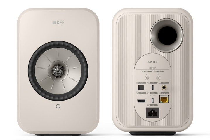 kef launches more affordable lsx ii lt speakers stone white pair back