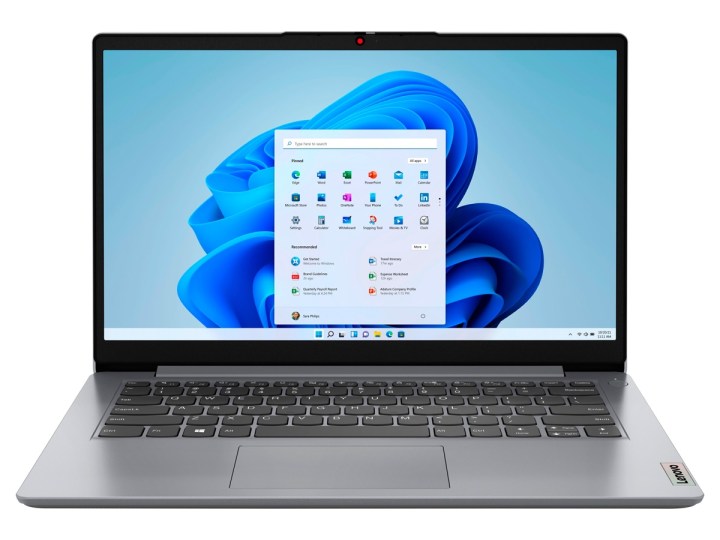 The Lenovo IdeaPad 1i against a white background.