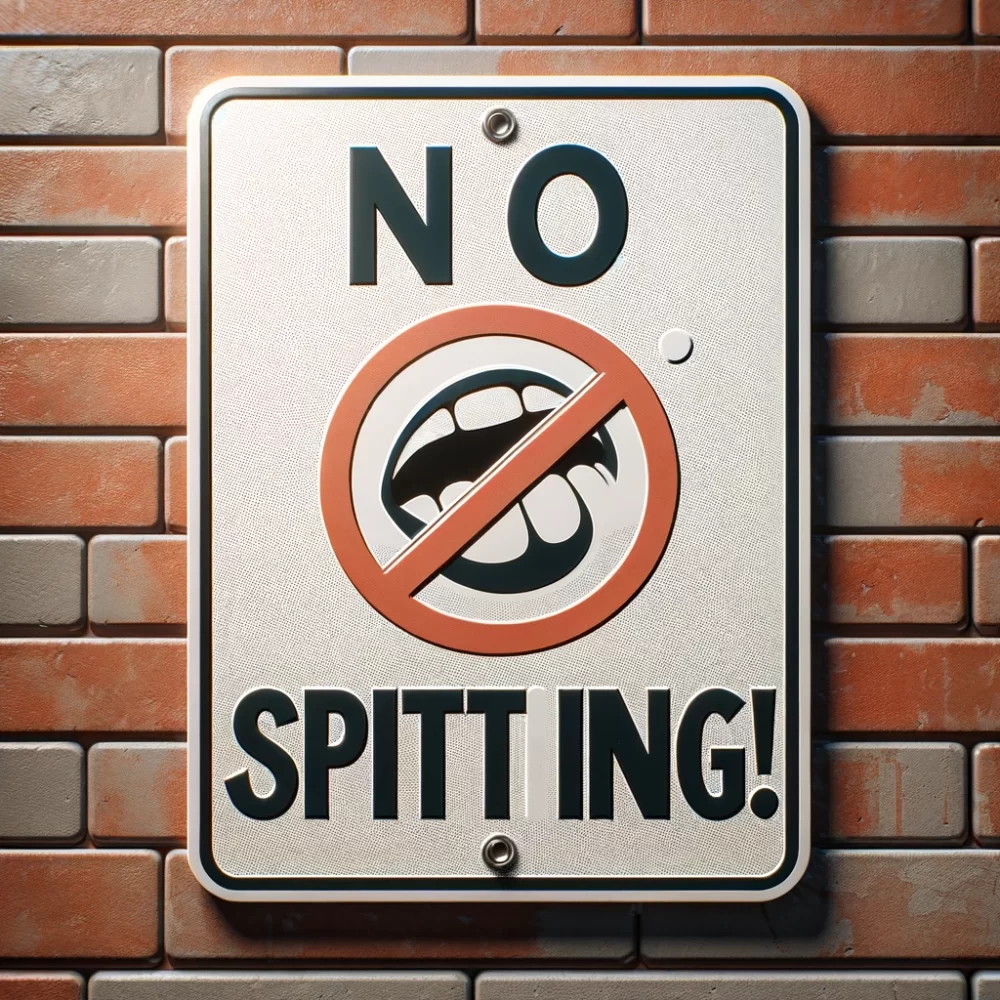 No Spitting