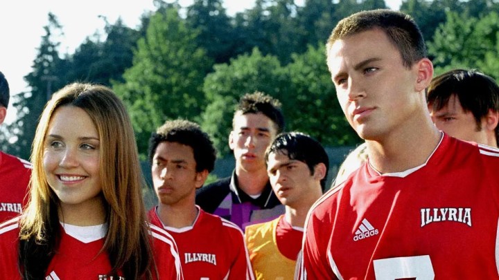 Amanda Bynes and Channing Tatum in She's the Man.