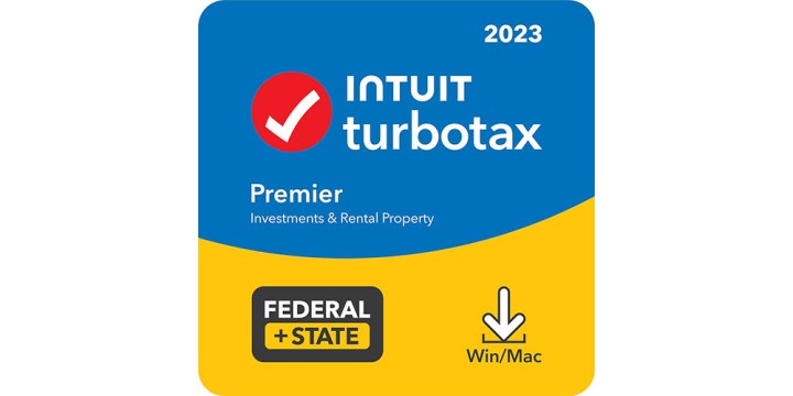 TurboTax Premier 2023 on a white background.