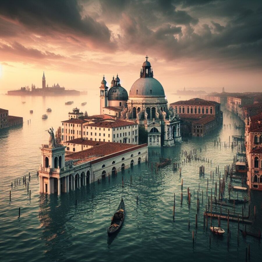 Venice sinking beauty