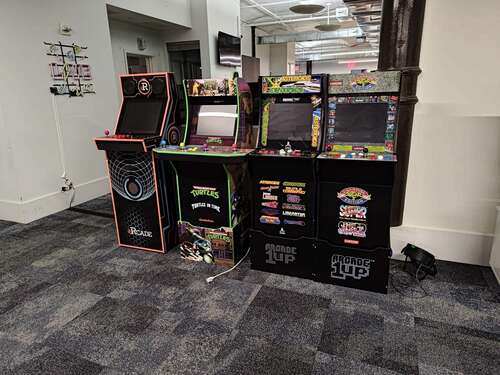 Arcade1Up cabinets taken on the Asus ROG Phone 8 Pro