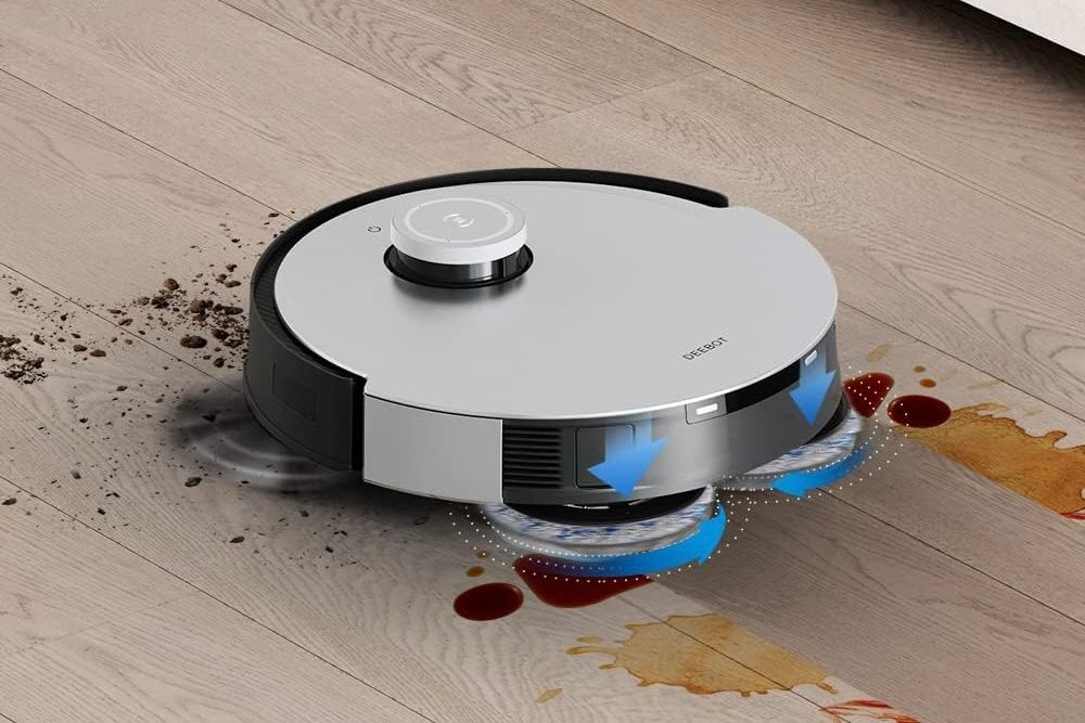 The Ecovacs Deebot X1 Robot Vacuum.