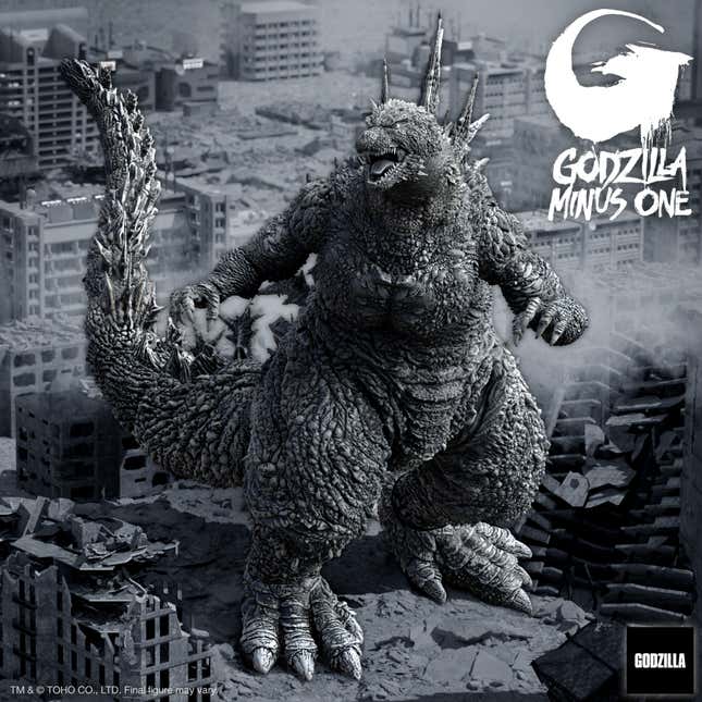 Image for article titled Super7&#39;s Awesome Godzilla Minus One Figure Is Getting a Black and White Version, Too