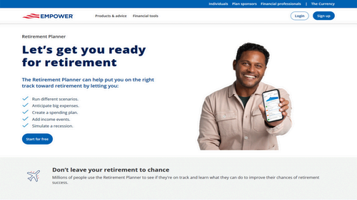empower retirement dashboard