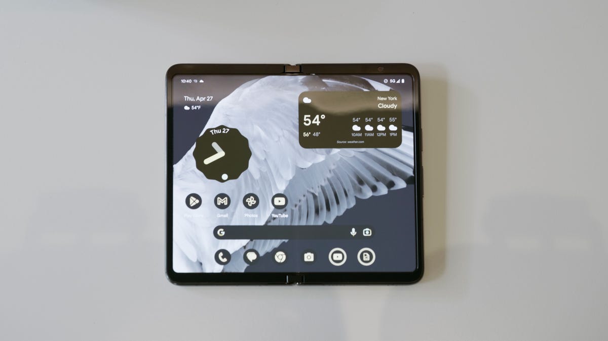 Google Pixel Fold folding phone