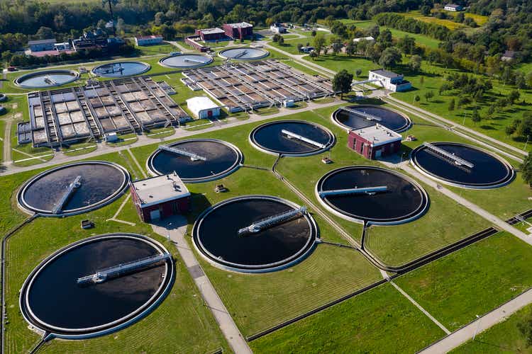 Water Purification Plant from Above