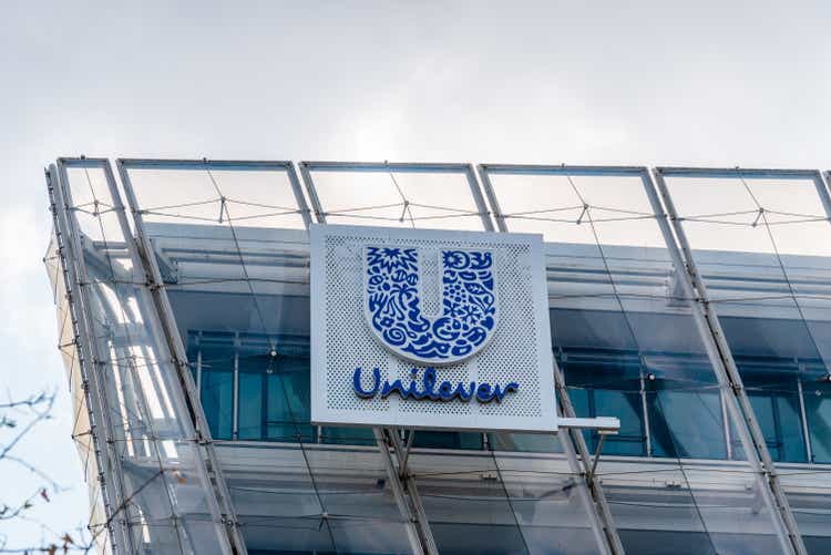 Unilever company office in HafenCity Area of Hamburg