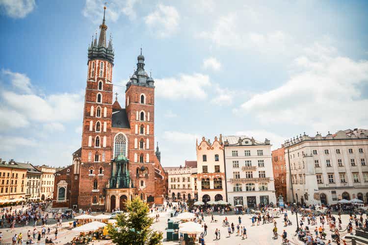 Old Town in Krakow, Poland