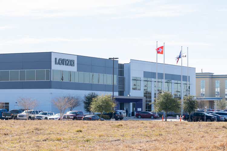 Lonza Manufacturing Facility in Pearland, Texas.