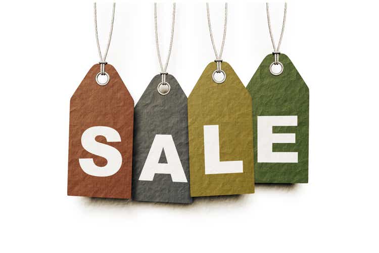 colored paper tags SALE - vintage