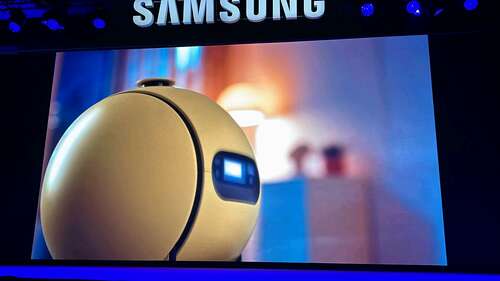 Ballie makes an appearance at Samsung CES 2024