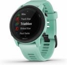 a turquoise green garmin forerunner 745 smartwatch 