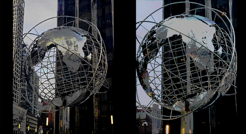 Columbus Circle globe