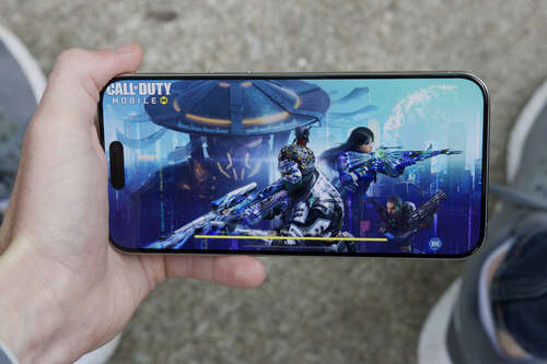 Call of Duty: Mobile on the iPhone 15 Pro Max.