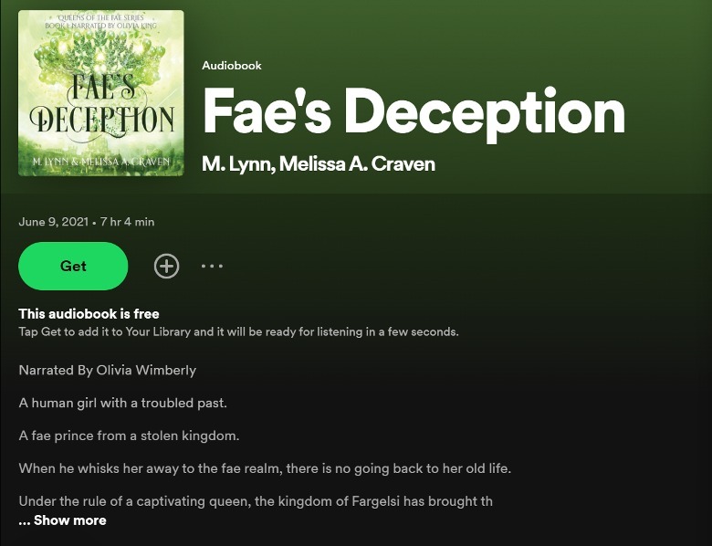 Spotify get free audiobook