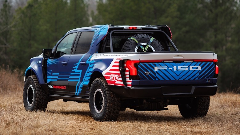 Rear design of the Ford F-150 Lightning Switchgear