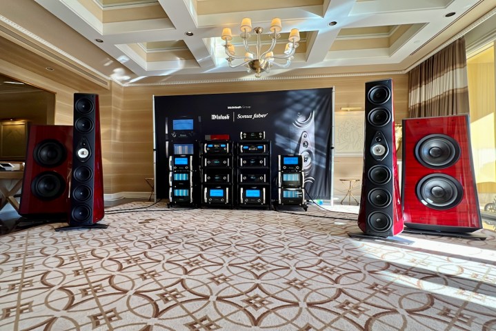 The McIntosh Villa of Sound system at CES 2024.