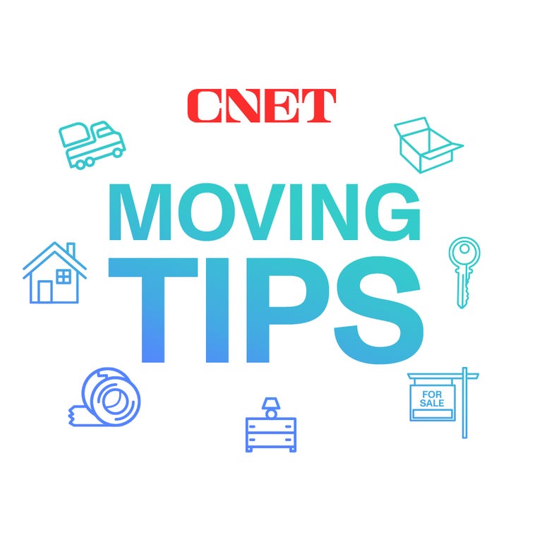 CNET Moving Tips logo