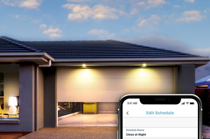 The myQ Garage Door Opener control with app.