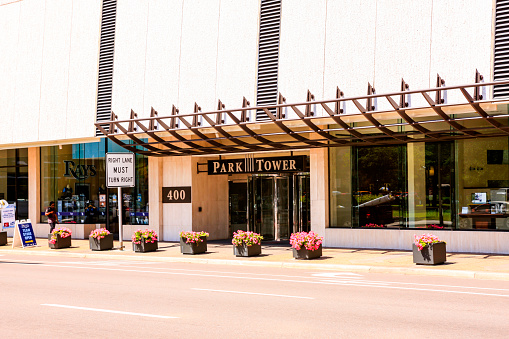 Outside the Park Tower in downtown Tampa FL