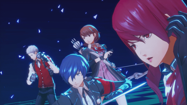 Party members prepare for an attack in Persona 3 Reload.