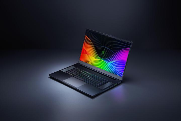 A Razer Blade laptop.