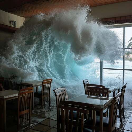 rogue wave in Marshall Islands