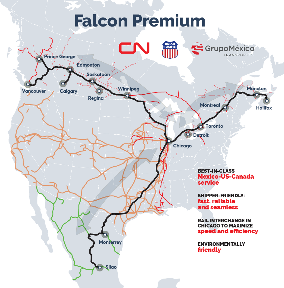 Falcon Premium Service Canada US Mexico