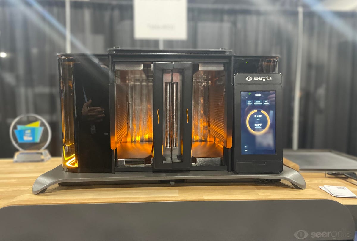 seer grills displayed at CES