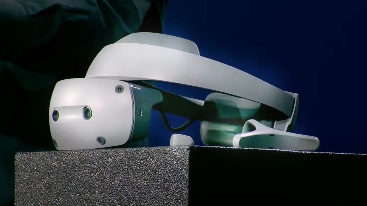 Sony-Siemens XR headset at CES 2024 keynote