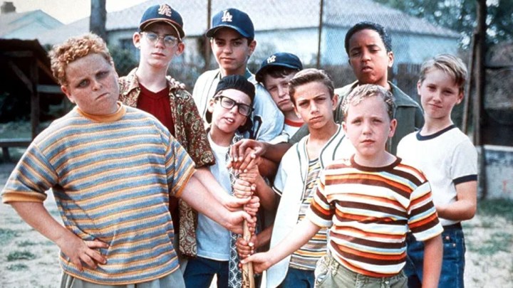 The cast of the film "The Sandlot."