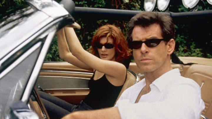 Rene Russo and Pierce Brosnan in The Thomas Crown Affair.