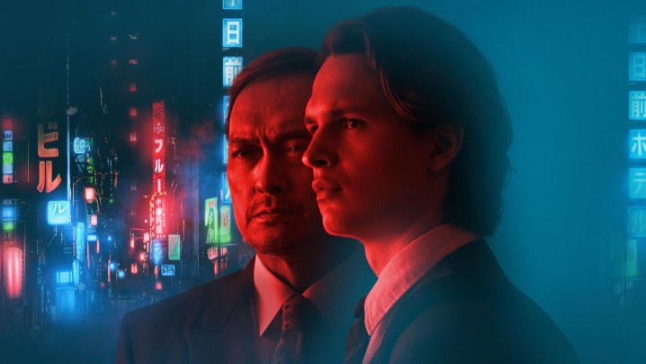 Promo image of Detective Katagiri and Jake Adelstein in HBO Max's Tokyo Vice.